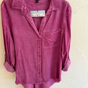 New Velvet Heart Women's Purple Button-Down Shirt